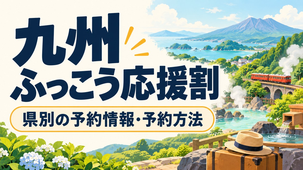九州ふっこう応援割｜県別の予約情報・予約方法